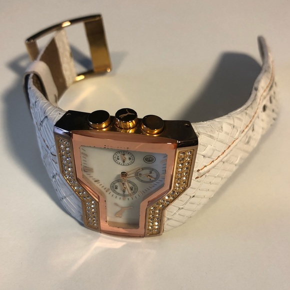 puma leather watch